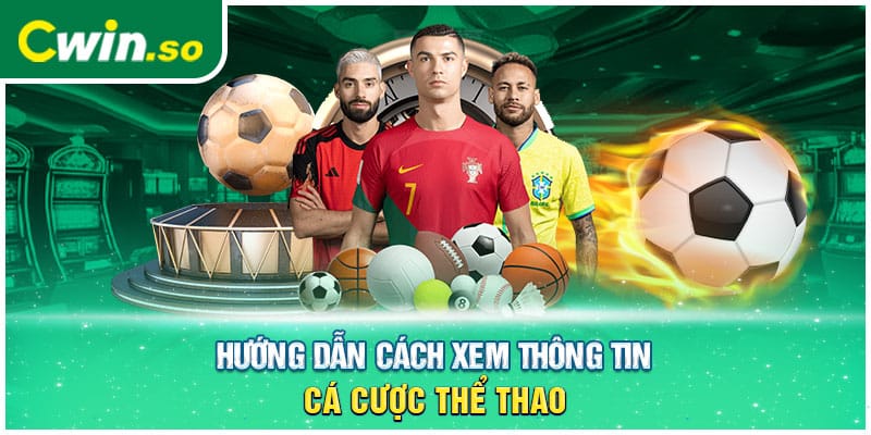 Hướng dẫn cách xem thông tin cá cược thể thao